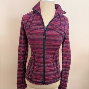 Lululemon Define Jacket "Space Dye Twist Regal Plum Alarming" color size 4